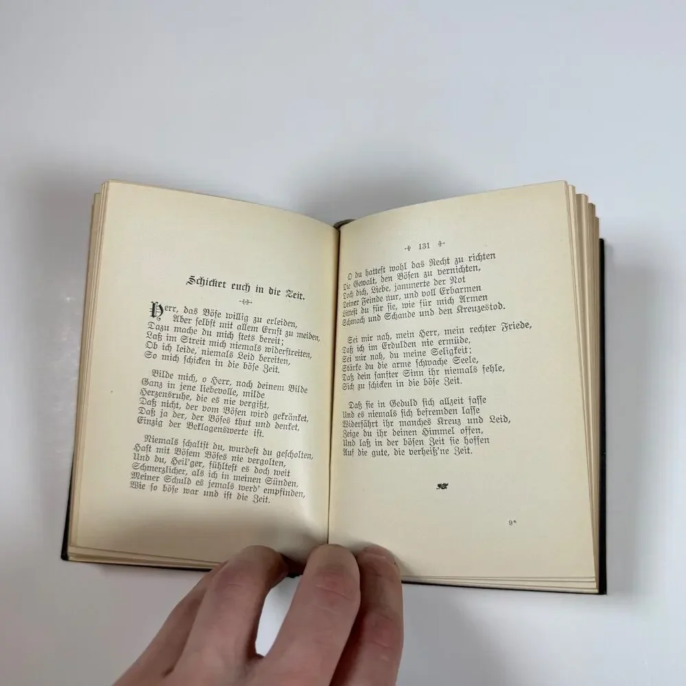 Psalter and Harp by C J P Spitta Antique Book Ger Lng